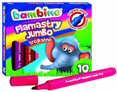 Flamastry Bambino Jumbo 10 kolorów