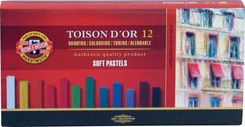 Zdjęcie Pastele suche Koh-i-noor Toison D`or 12 kolorów - Ślesin
