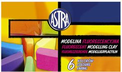 Modelina Astra 6 kolorów fluorescencyjnych - zdjęcie 1
