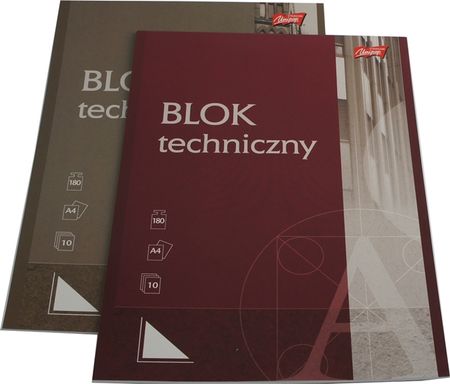 Beniamin Blok Techniczny Biały A3/10K, (66702703319Ap)
