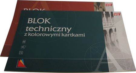 Beniamin Blok Techniczny Kolorowy A3/10K, (66702903319Ap)
