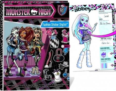 TM Toys Monster High Album Stylistki Z 700 Naklejkami
