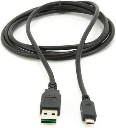 Gembird micro USB/USB EASY-USB (dwustronny) 1m czarny - (CC-MUSB2D-1M)