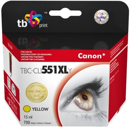 TP PrinT do Canon PIXMA MX 925 YELLOWE (TBCCLI551XLY)