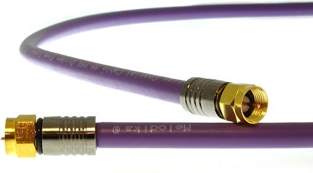 Melodika MDF05 Kabel antenowy typu F Purple Rain - 0,5m