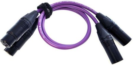 Melodika MD2X20 Kabel 2xXLR - 2xXLR Purple Rain - 2m