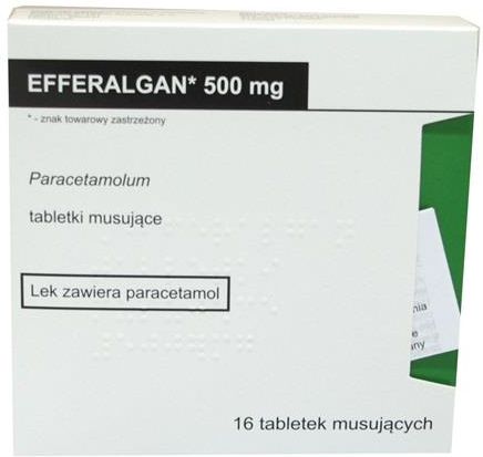 Efferalgan 500 mg 16 tabl.