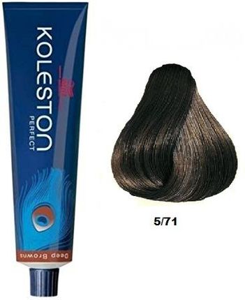 Wella Koleston Perfect Deep Browns Farba do włosów 5/71 brązowo-popielaty jasny brąz 60ml