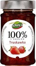ŁOWICz 220g 100% z owoców Truskawka - Dżemy i powidła