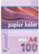 Kreska Papier A4 Kolorowy Pastel Mix 100 Ark.
