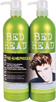 Tigi Bed Head Re-Energize Shampoo Rewitalizujący szampon plus odżywka 2x750 ml