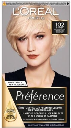 L’Oreal Paris Preference Farba do włosów 102 Iridescent Bliss
