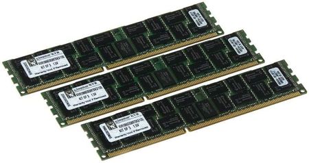 Kingston DDR3 12GB (3x4GB) 1066MHz ECC-Rg CL7 Quad Rank x8 w/Thermal Sensor (KVR1066D3Q8R7SK3/12Gi)