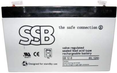 SSB akumulator 6V/12Ah (SB 12-6)