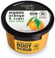 Zdjęcie Organic Shop Scrub do ciała Sycylijska Pomarańcza 250ml - Brzeziny