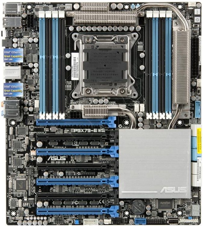 Asus p9x79 разгон xeon