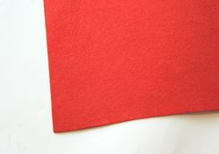 Filc Czerwony 20 cm x 30 cm - zdjęcie 1