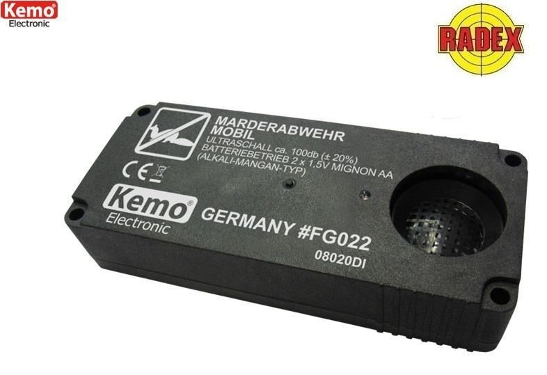 Mobilny ultradźwiękowy odstraszacz kun i gryzoni KEMO FG022 - zdjęcie 4 Mobilny ultradźwiękowy odstraszacz kun i gryzoni KEMO FG022