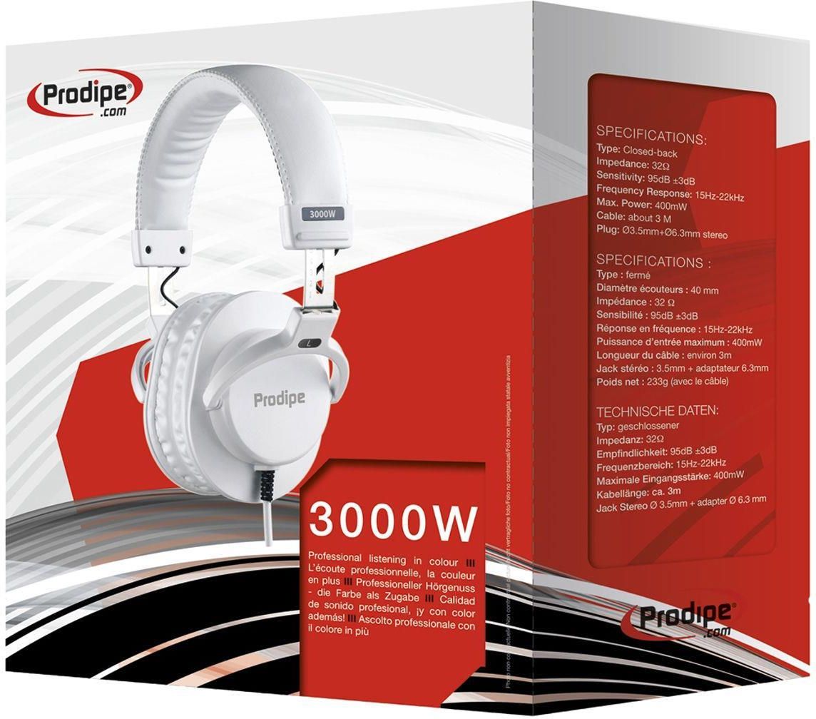 фото Навушники без мікрофону Prodipe 3000 W 1