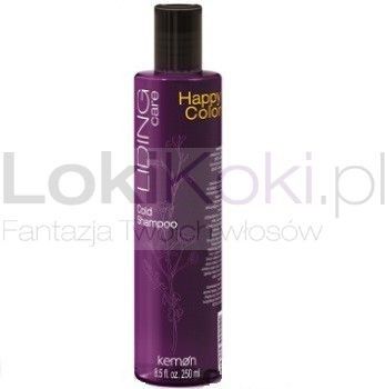 Kemon Liding Care Happy Color Cold Shampoo szampon niwelujący żółte refleksy 250ml