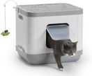 Yarro Cube Multi Box domek toaleta legowisko dla kota z materacem termoelastycznym
