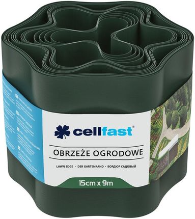 Cellfast Obrzeże ogrodowe 15cm Ciemnozielone 9m (30022H)
