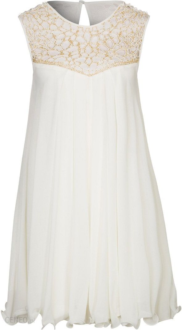 Lipsy Sukienka koktajlowa biały - Ceny i opinie 