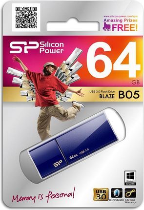 SILICON POWER - TANIA BLAzE B05 64GB Navy Blue (SP064GBUF3B05V1D)