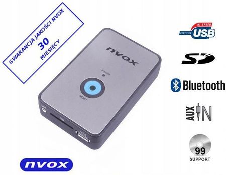NVOX Zmieniarka cyfrowa emulator MP3 USB SD BMW 10PIN BT