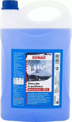 Płyn do spryskiwaczy zimowy SONAX  do -20 C 4L 232.405