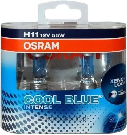 OSRAM H8 COOL BLUE INTENSE XENON LED ŻARÓWKI HALOGENOWE + W5W COOL