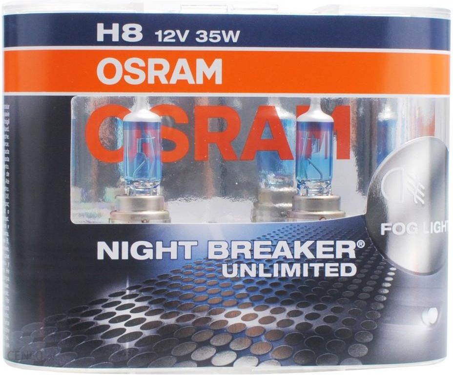 Żarowka samochodowa OSRAM H8 NIGHT BREAKER Unlimited 1 szt - Opinie i ceny  na