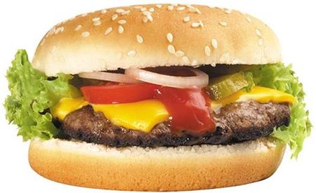 Mata na stół 45x28cm Nuova R2S Easy Life cheeseburger T22216