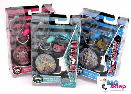 Zestaw Biżuteria Z Lusterkiem Monster High Mattel T1402 T2014