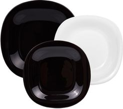 Luminarc Serwis obiadowy Carine Black And White 6os 18el 89525 - Serwisy obiadowe