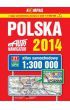 Polska 2014 Atlas samochodowy 1:300 000