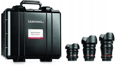 Samyang VDSLR Cinema Kit 3 (8mm, 16mm, 35mm) do Sony