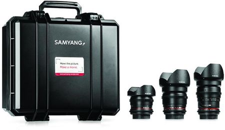 Samyang VDSLR Cinema Kit 3 (8mm, 16mm, 35mm) do Nikon