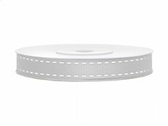 Zdjęcie Tasiemka rypsowa srebrna 25m - Kórnik