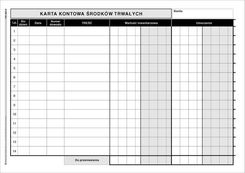 Zdjęcie Michalczyk I Prokop Druk Karta Kontowa Środków Trwałych 20Szt - Bielsko-Biała