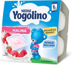 NESTLE Yogolino Jogurcik Malina dla niemowląt po 6 Miesiącu 400g - Deserki dla dzieci