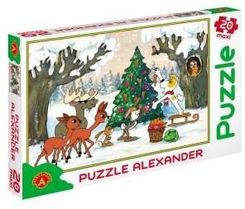 Alexander Puzzle 20El. Maxi Reksio Boże Narodzenie (Ga808) - zdjęcie 1