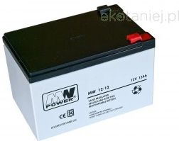 Mw Power Akumulator Mwpower Agm 12Ah 12V (BAM012)