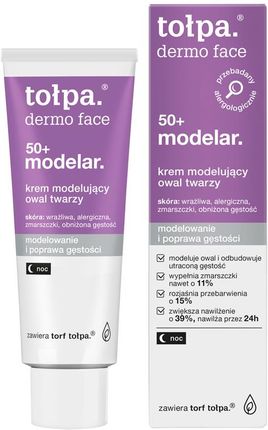 tołpa. modelar 50+, krem modelujący owal twarzy, NOC 40 ml