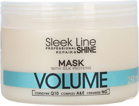 Stapiz Sleek Line Repair Maska do włosów z jedwabiem zwiększająca objętość 250 ml