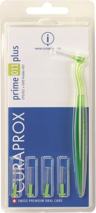 Curaprox Prime Plus szczoteczka do zębów do czyszczenia przestrzeni międzyzębowych CPS 011 1,1 5,0 mm (Interdental Brush) 5 Ks