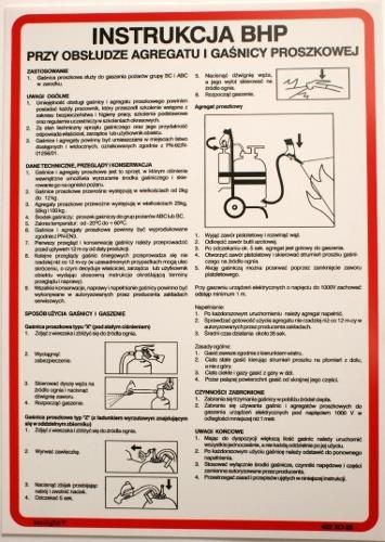 Instrukcja BHP Przy Obsłudze Agregatu I Gaśnicy Proszkowej - Ceny I ...