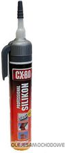 Zdjęcie CX-80 Silikon wysokotemperaturowy Czerwony z aplikatorem SILCXCzapl - Lubliniec