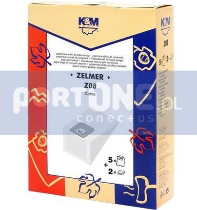K&M 5 SzT. + 2 FILTRY Zelmer 2000F