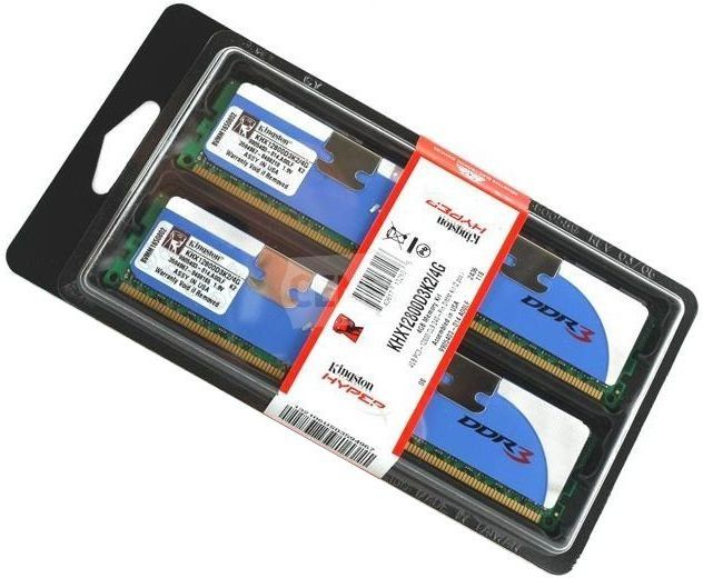 Kingston HyperX DDR3 4GB (2x2GB) 1600MHz Non-ECC CL9 (KHX1600C9D3K2/4GB ...